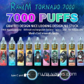 RANDM 7000Puffs Одноразовое устройство электронных сигарет